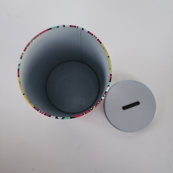 NEW Hello Kitty Sanrio Pink Tin Can Coin Bank - Picture 5 of 6